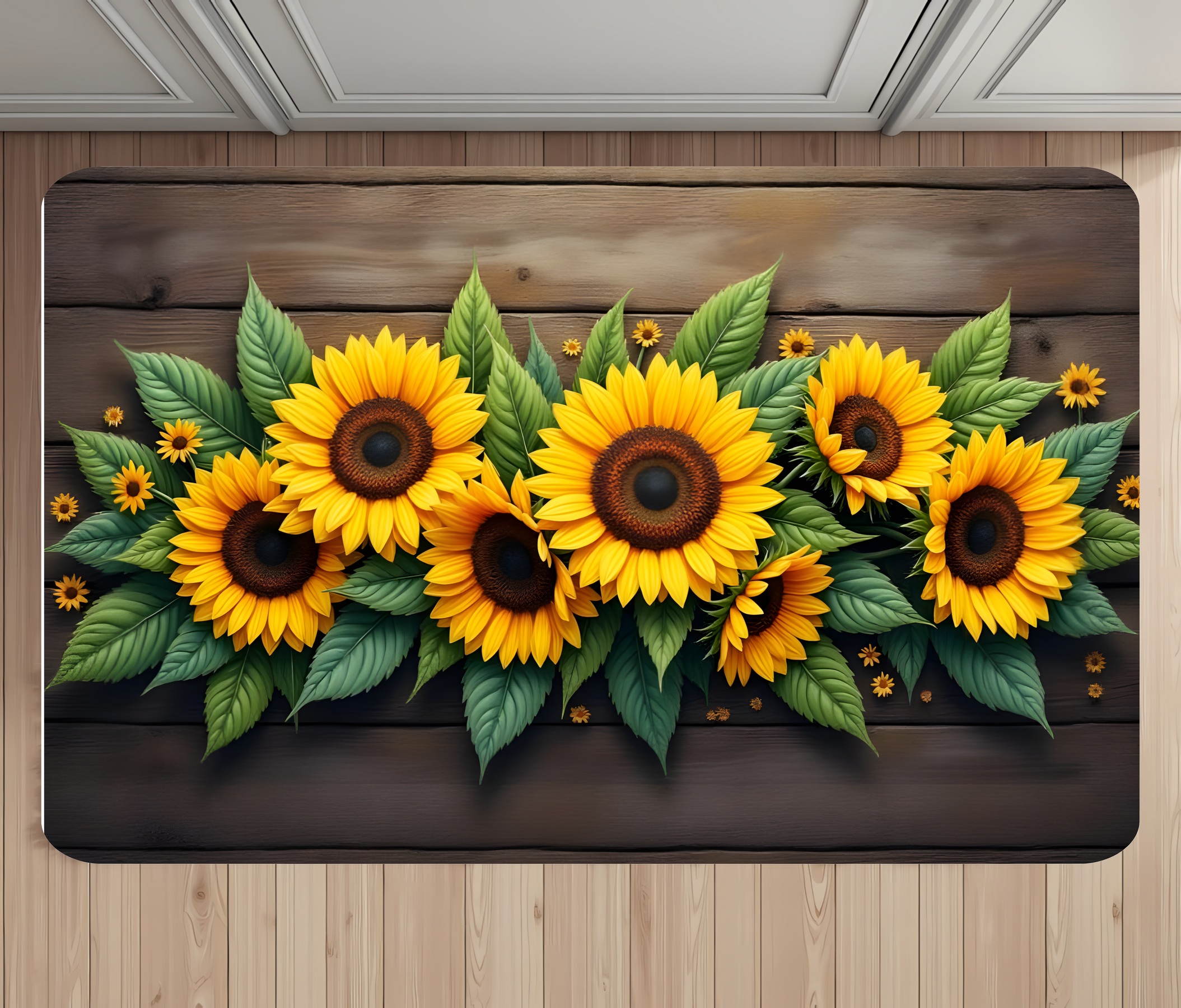 Sunflower Rug – Bathroom, Kitchen & Entryway Sizes