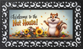 Welcome to the Nut House Fall Mat Insert – Cute Squirrel Porch Decor