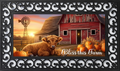 Bless This Farm Fall Mat Insert – Rustic Barn Porch Decor