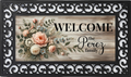 Custom Welcome Door Mat Insert – Personalized Family Name