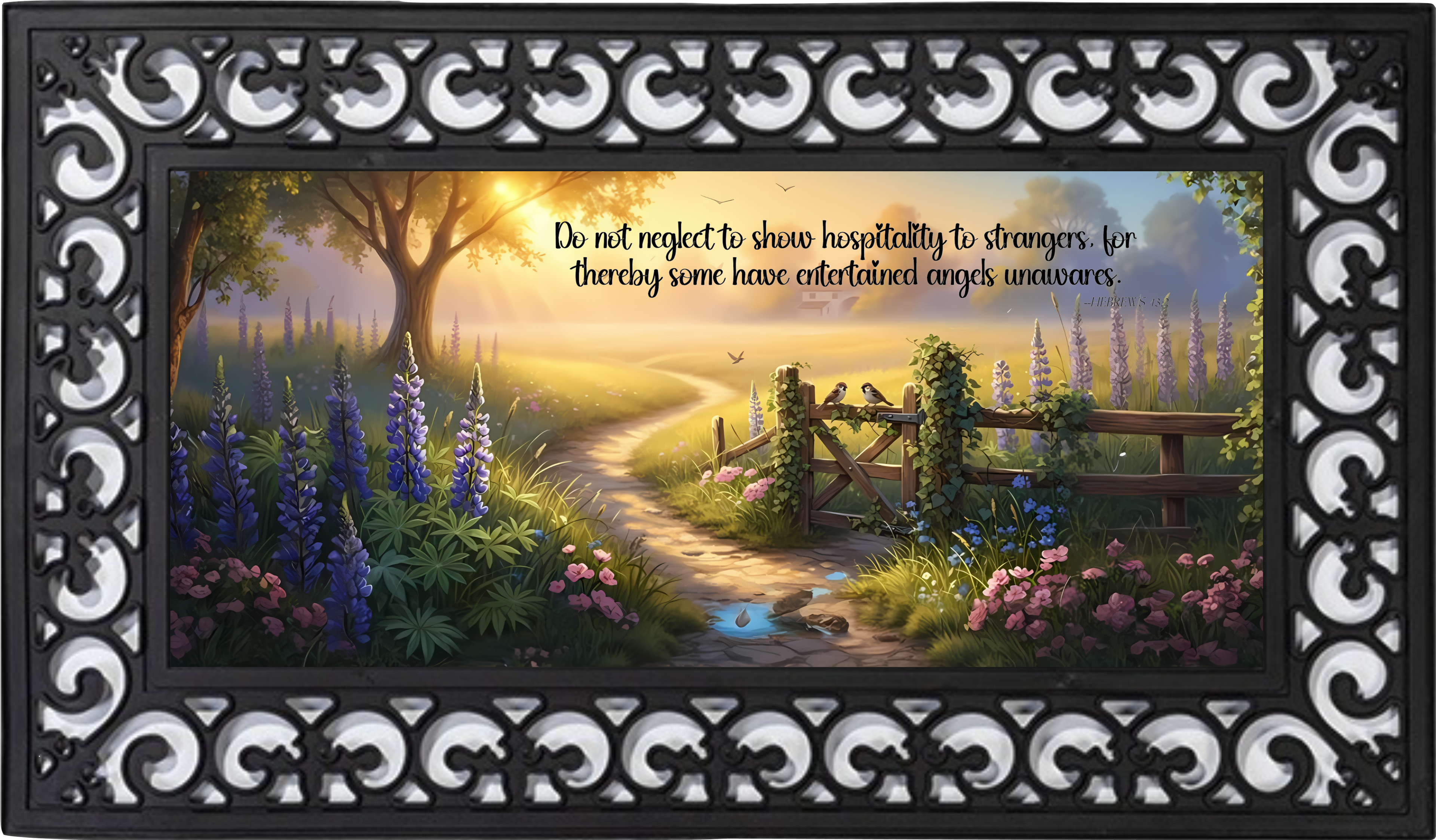 Do Not Neglect Hospitality – Hebrews 13:2 Outdoor Mat Insert