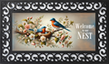 Welcome to Our Nest Spring Mat Insert – Floral Bird Porch Decor
