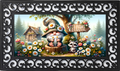 Welcome Gnome Garden Mat Insert – Whimsical Spring Porch Decor