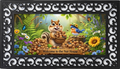 Welcome to the Nut House Welcome Mat Insert – Whimsical Woodland Porch Decor