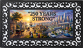 250 Years Strong Patriotic Outdoor Mat – America Anniversary Porch Decor