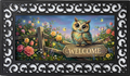 Owl Welcome Outdoor Mat – Whimsical Garden Porch Decor