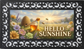 Hello Sunshine Bee & Honey Spring Summer Outdoor Doormat Insert