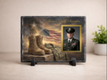 Honor Duty Sacrifice Army Memorial Photo Slate