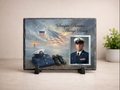Semper Paratus Coast Guard Memorial Photo Slate