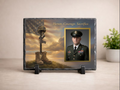Honor Courage Sacrifice Army Memorial Photo Slate