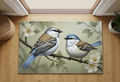Bluebird Blossoms Spring Accent Rug